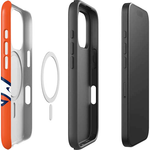 NFL Denver Broncos Large Logo iPhone 16 Pro Magsafe Impact Case